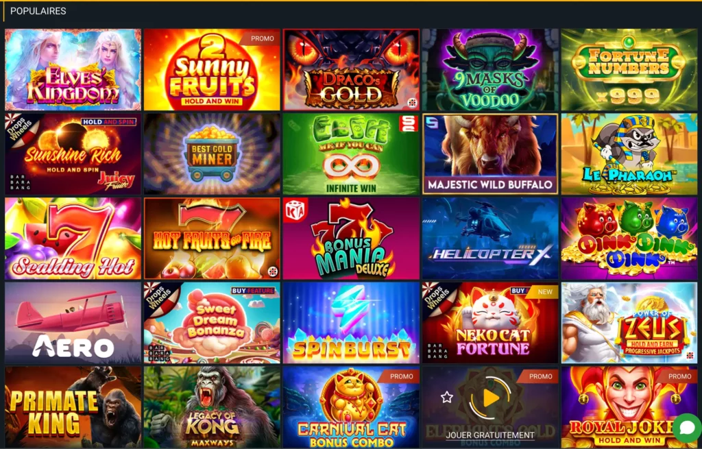 Les meilleurs jeux de machines à sous en ligne en Algérie avec un TRJ élevé et des jackpots progressifs.