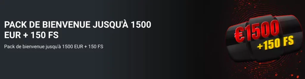 Le bonus de bienvenue de 888Starz Algérie offre jusqu'à 1500 € et 150 tours gratuits.